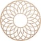 Ekena Millwork Cannes Wood Fretwork Pierced Ceiling Medallion, Alder, 20"OD x 6 7/8"ID x 1/4"T CMWP20X20X0250CNAL - alternate 1